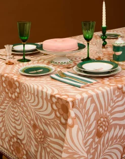 La DoubleJ Tovaglie|Tessili<Medium TableclothTudor Pink in Linen