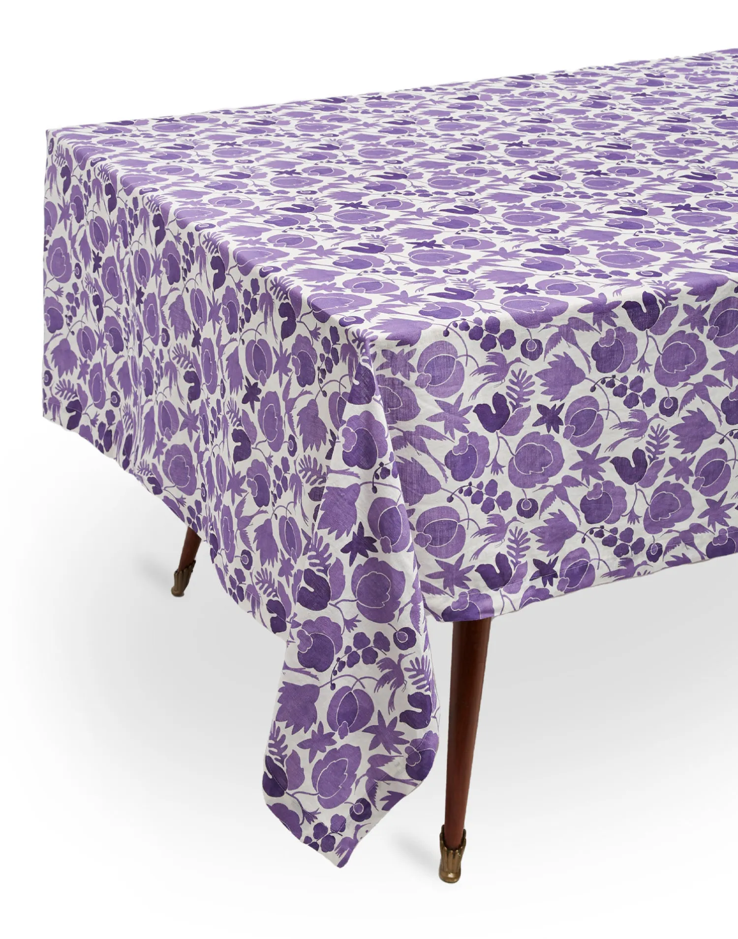 La DoubleJ Tovaglie|Tessili<Medium TableclothWildbird Viola in Linen
