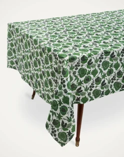 La DoubleJ Tovaglie|Tessili<Medium TableclothWildbird Verde in Linen