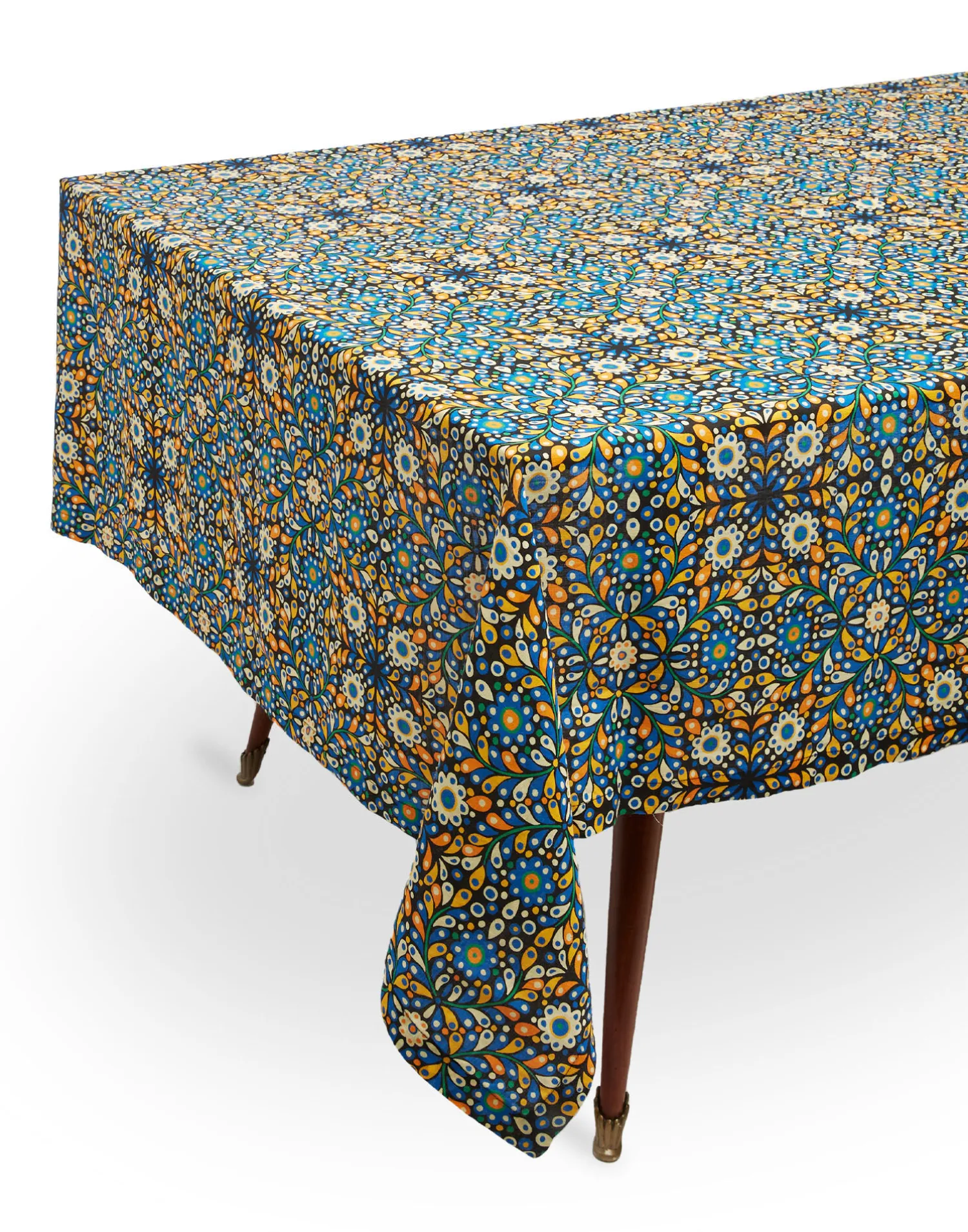La DoubleJ Tovaglie|Tessili<Medium Tablecloth (180x280)Confetti Blu in Linen