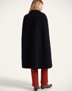 La DoubleJ Capispalla<Milano CapeBlack in Wool