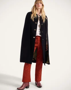 La DoubleJ Capispalla<Milano CapeBlack in Wool