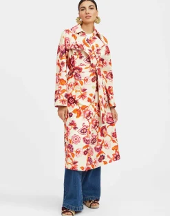 La DoubleJ Capispalla<Milano Trench CoatHottie Cream in Cotton Gabardine