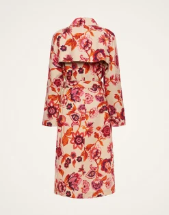 La DoubleJ Capispalla<Milano Trench CoatHottie Cream in Cotton Gabardine
