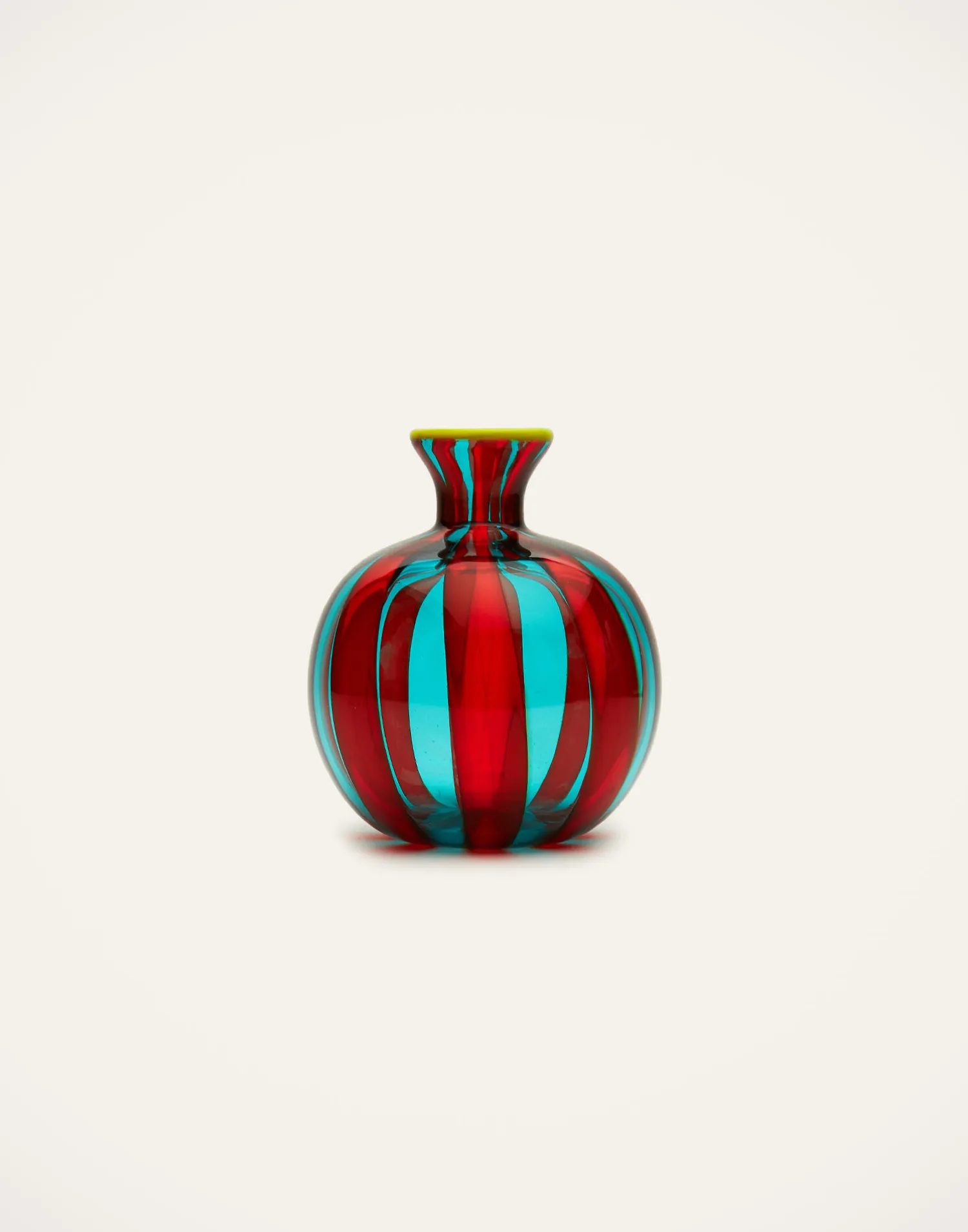 La DoubleJ Vasi|Home Décor<Mini Ciccio VaseRed/Turquoise in Glass