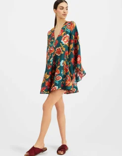 La DoubleJ Vestiti<Mini Magnifico DressHottie Emerald in Silk Twill