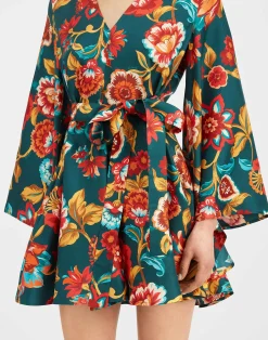 La DoubleJ Vestiti<Mini Magnifico DressHottie Emerald in Silk Twill