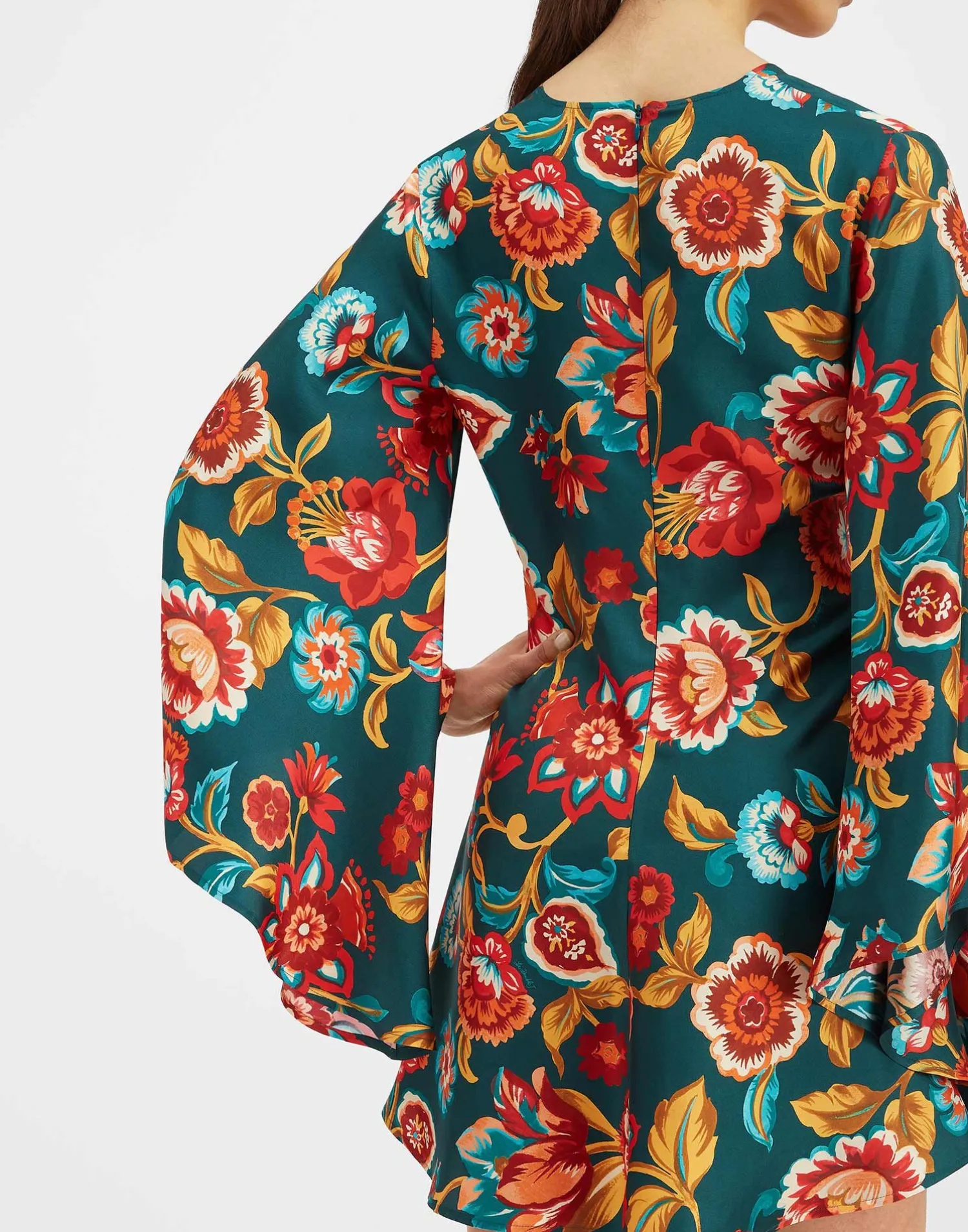La DoubleJ Vestiti<Mini Magnifico DressHottie Emerald in Silk Twill
