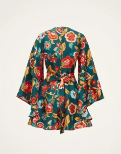 La DoubleJ Vestiti<Mini Magnifico DressHottie Emerald in Silk Twill
