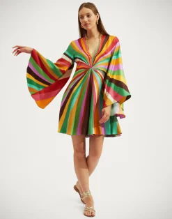 La DoubleJ Vestiti<Mini Magnifico DressRainbow in Twill Silk