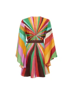 La DoubleJ Vestiti<Mini Magnifico DressRainbow in Twill Silk