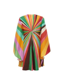 La DoubleJ Vestiti<Mini Magnifico DressRainbow in Twill Silk