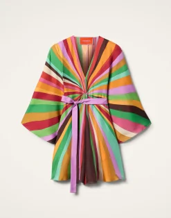 La DoubleJ Vestiti<Mini Magnifico DressRainbow in Twill Silk