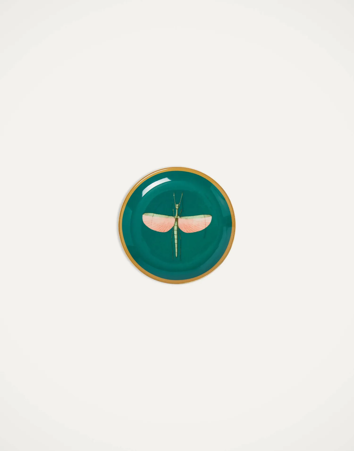 La DoubleJ Piatti Da Dessert & Piattini|Tavola<Mini PlateLibellula Green in Porcelain
