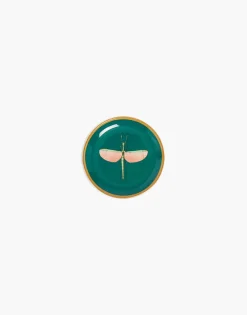 La DoubleJ Piatti Da Dessert & Piattini|Tavola<Mini PlateLibellula Green in Porcelain