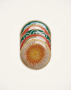 La DoubleJ Piatti Da Dessert & Piattini|Tavola<Mini Plates Set Of 5Cortile Mix in Porcelain