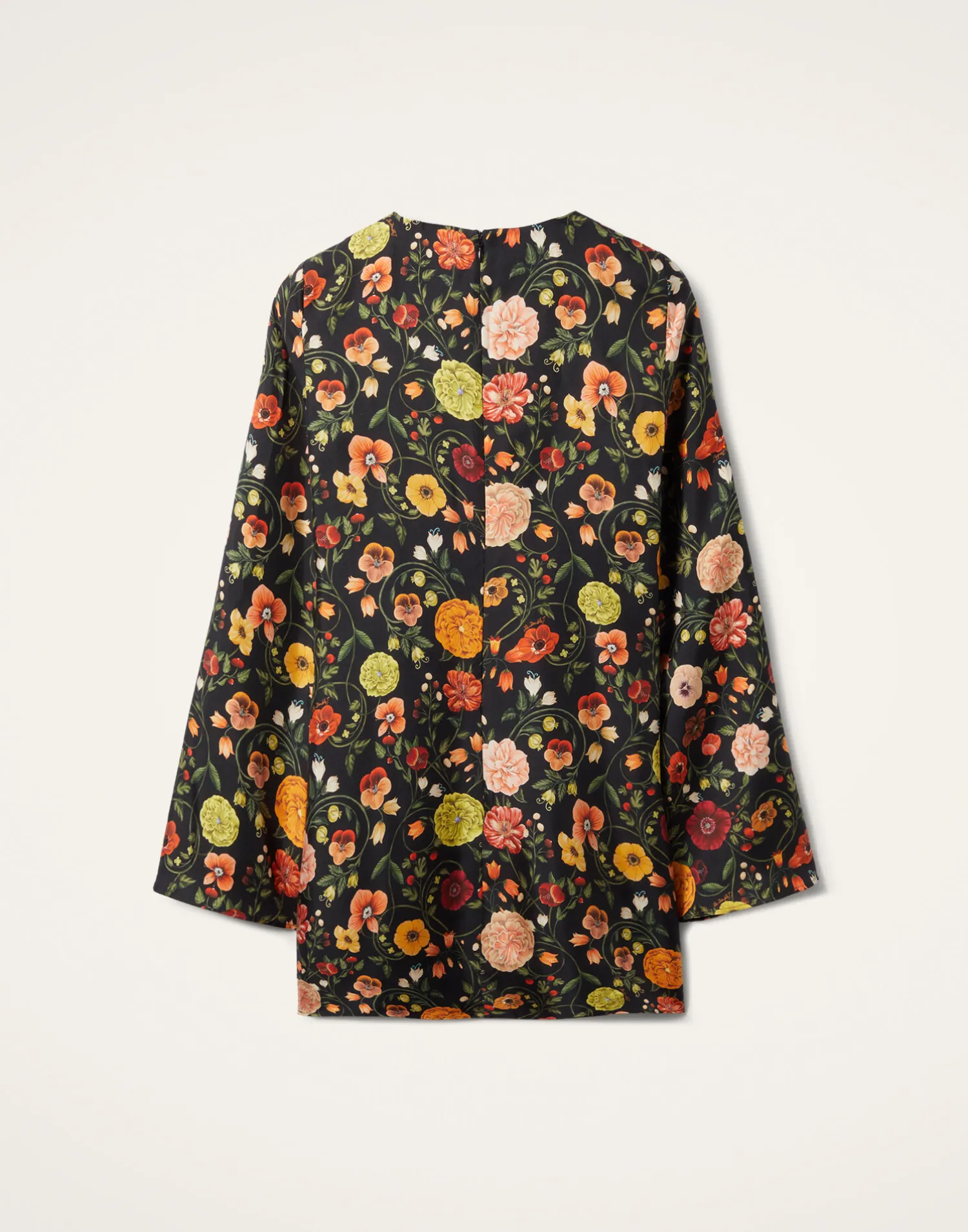 La DoubleJ Vestiti<Mini Supreme Swing DressBotticelli Black in Silk Twill