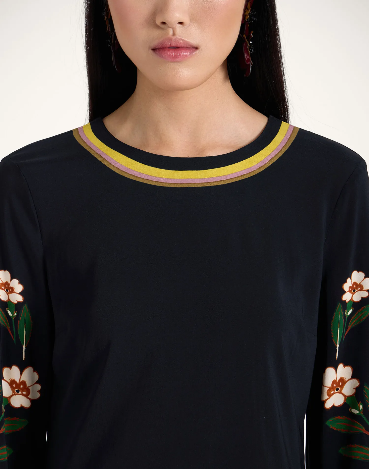 La DoubleJ Vestiti<Mini Supreme Swing DressDazed Placée Black in Sable