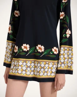 La DoubleJ Vestiti<Mini Supreme Swing DressDazed Placée Black in Sable
