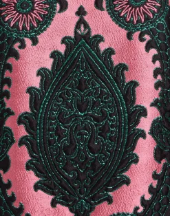 La DoubleJ Vestiti<Mini Swing DressOltrarno Pink in Jacquard
