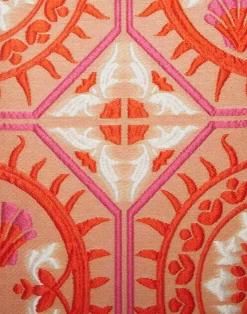 La DoubleJ Party Dressing<Mini Swing DressSun Orange in Jacquard
