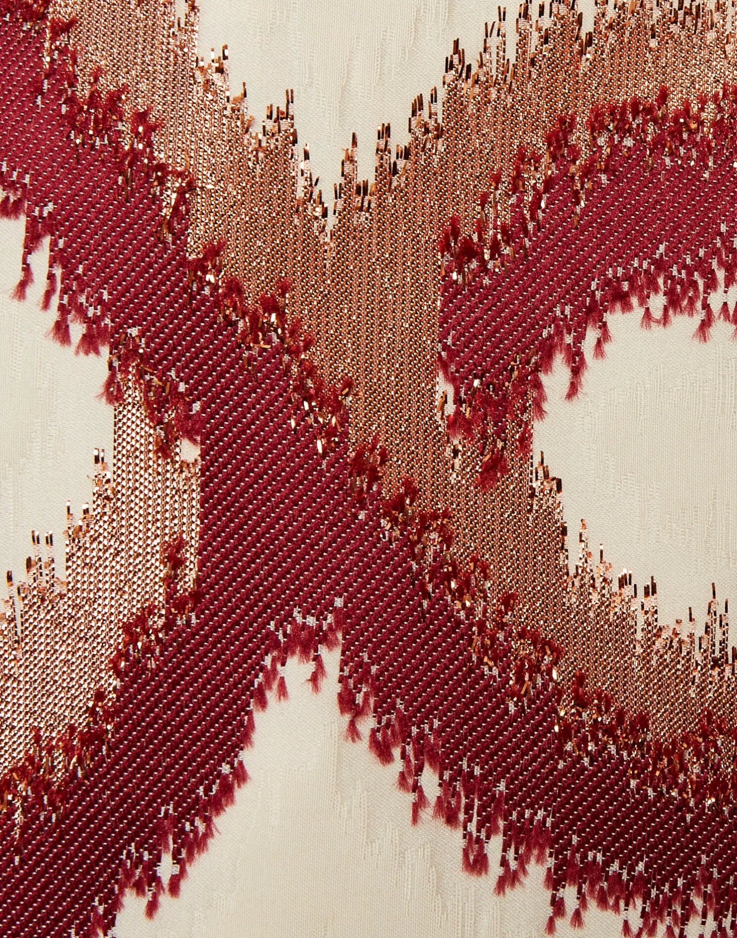 La DoubleJ Party Dressing<Mini Swing DressTackle Burgundy in Jacquard