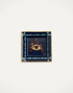 La DoubleJ Vassoi E Svuotatasche|Home Décor<Mini Trinket TrayThe Crab Midnight Blue in Porcelain