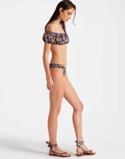 La DoubleJ Moda Mare<Mirage BottomWhitsun Mini Blue in Piquet Lycra