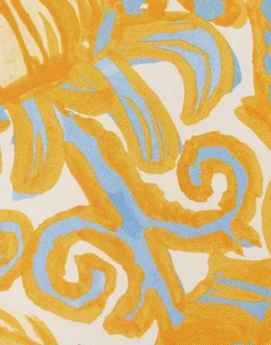 La DoubleJ Vestiti<Muumuu DressAnemone Orange in Silk Twill