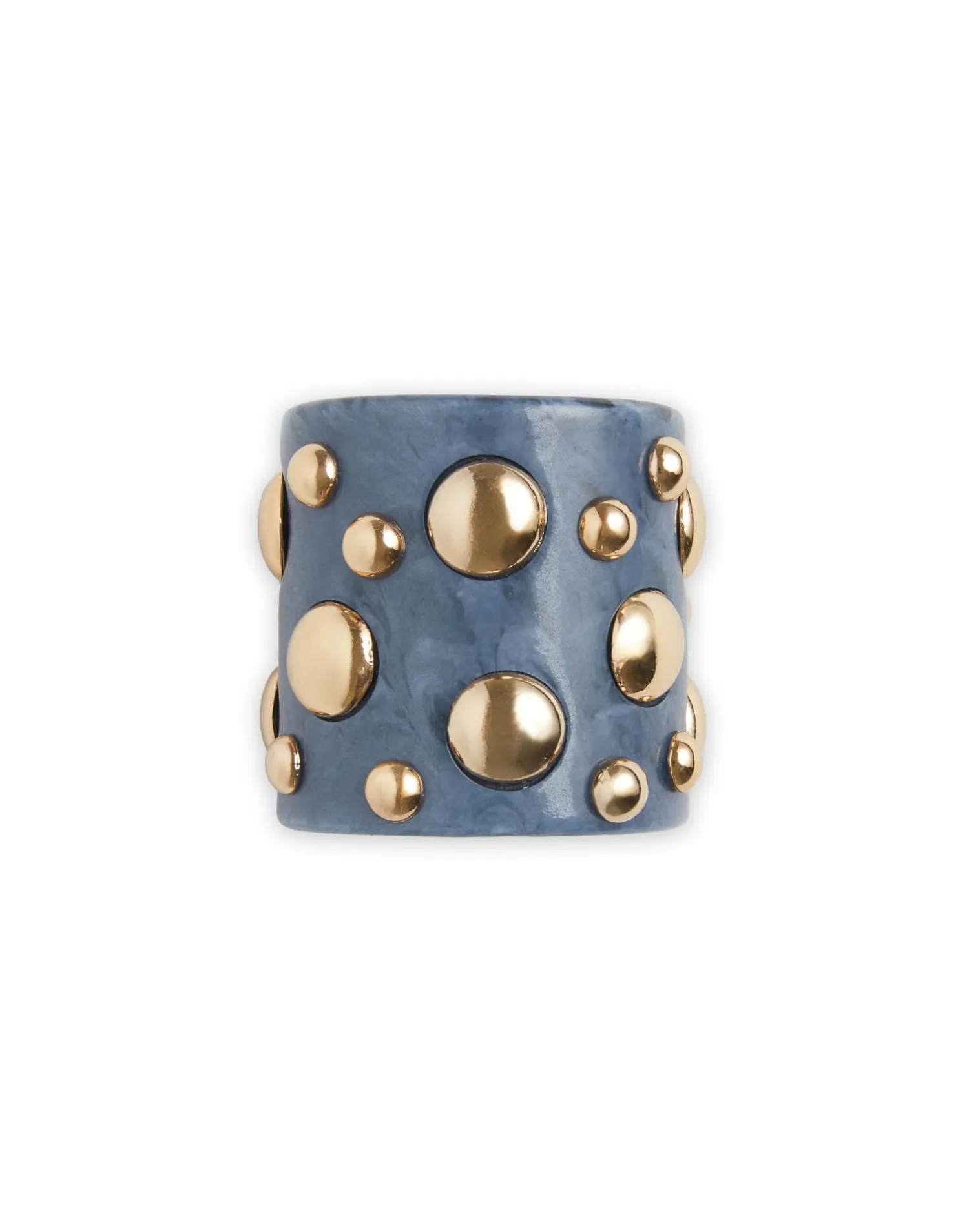 La DoubleJ Bijoux|Accessories<Nefertiti BangleSolid Teal in Acrylic Resin
