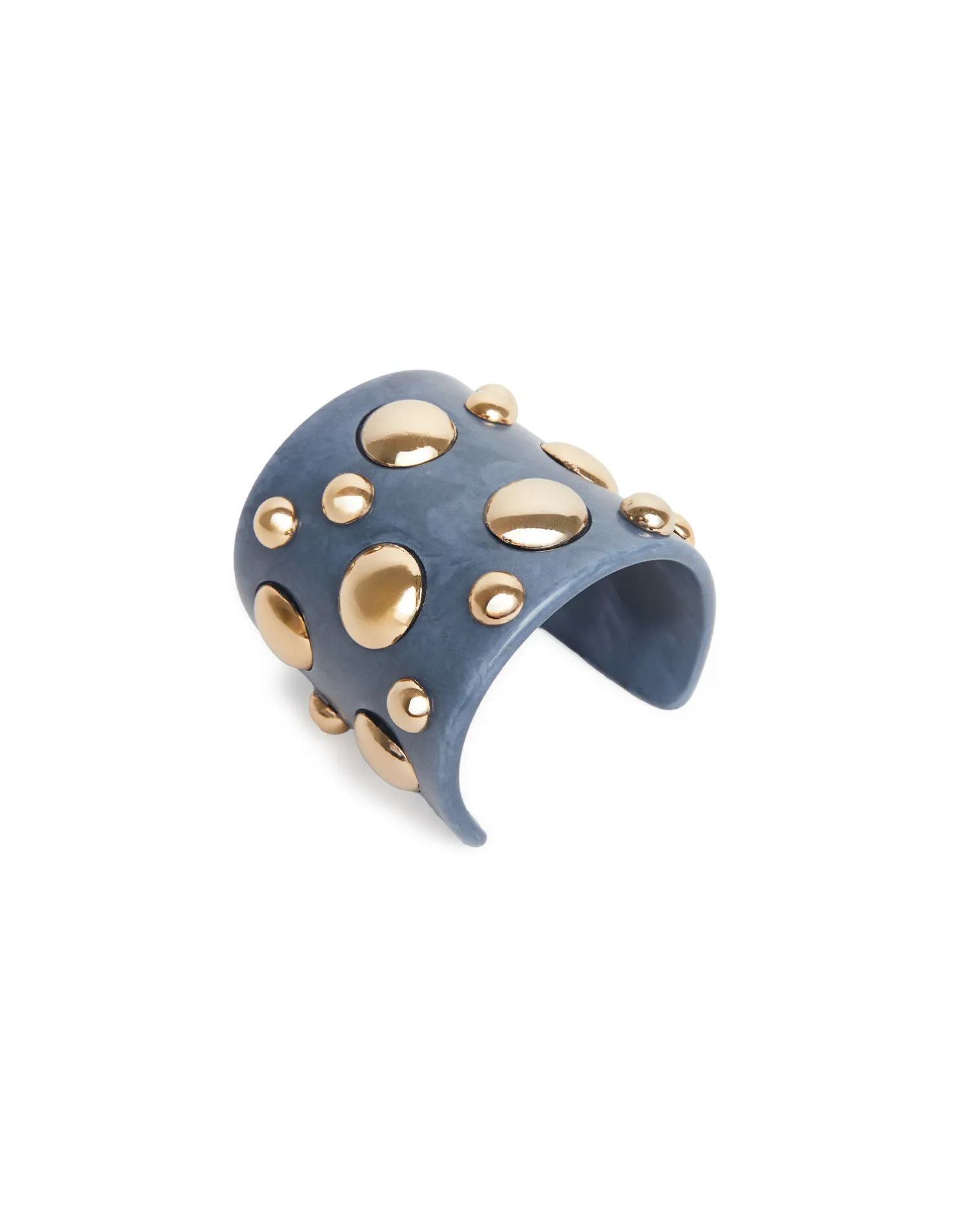La DoubleJ Bijoux|Accessories<Nefertiti BangleSolid Teal in Acrylic Resin