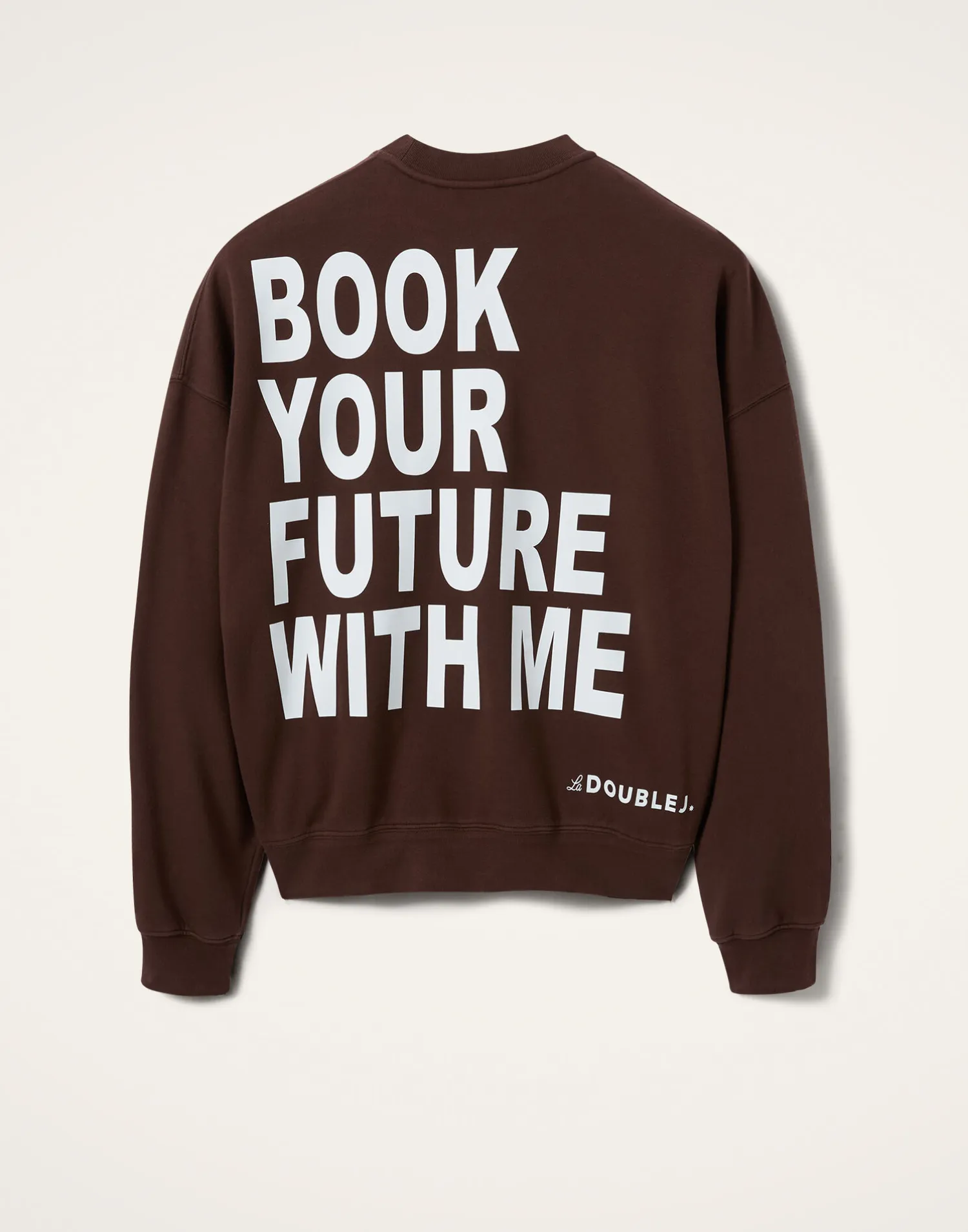 La DoubleJ Loungewear|Felpe E Magliette<Off Court SweatshirtSolid Brown in Jersey