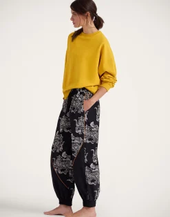 La DoubleJ Loungewear|Felpe E Magliette<Off Court SweatshirtSolid Dark Yellow in Jersey