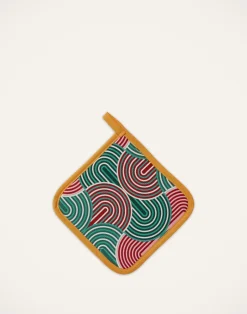 La DoubleJ Accessori Da Cucina|Tessili<Oven Glove & Pot HolderSlinky Verde in Cotton