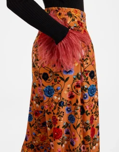 La DoubleJ Pantaloni E Shorts<Palazzo PantsBotticelli Rust in Velvet Stretch