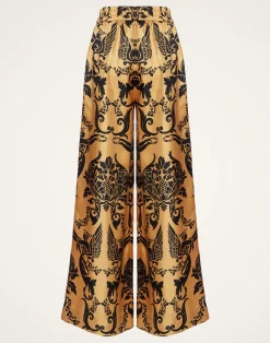 La DoubleJ Party Dressing<Palazzo PantsCherubs Gold in Silk Twill