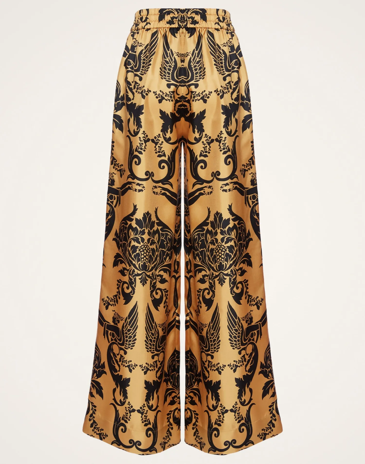 La DoubleJ Party Dressing<Palazzo PantsCherubs Gold in Silk Twill
