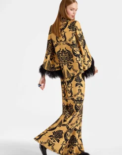La DoubleJ Pantaloni E Shorts<Palazzo PantsCherubs Gold in Silk Twill