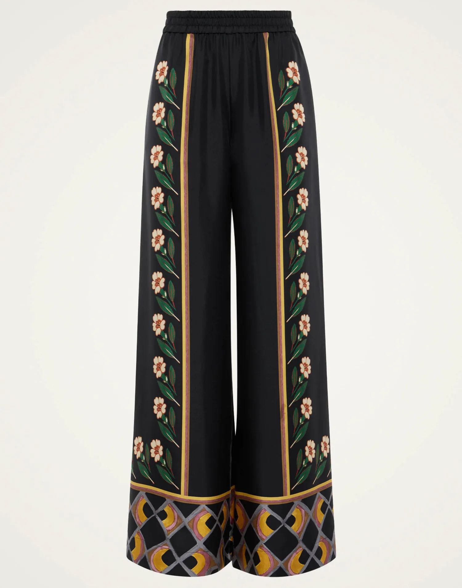 La DoubleJ Pantaloni E Shorts<Palazzo PantsDazed Placée Black in Silk Twill
