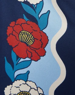 La DoubleJ Pantaloni E Shorts<Palazzo PantsWhitsun Plac&eacute;e Blue in Silk Twill