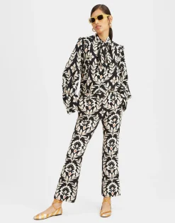 La DoubleJ Pantaloni E Shorts<24/7 PantsGhirlanda Black in Compact Jersey