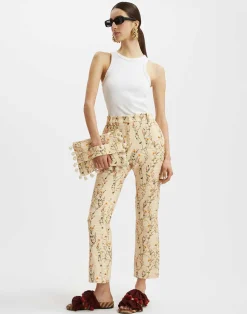 La DoubleJ Pantaloni E Shorts<24/7 PantsPrimavera Cream in Tweed