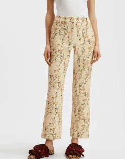 La DoubleJ Pantaloni E Shorts<24/7 PantsPrimavera Cream in Tweed
