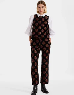 La DoubleJ Pantaloni E Shorts<24/7 PantsRosette Black in Jacquard
