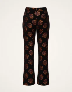 La DoubleJ Pantaloni E Shorts<24/7 PantsRosette Black in Jacquard