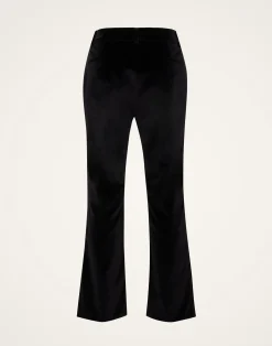 La DoubleJ Pantaloni E Shorts<24/7 PantsSolid Black in Cotton Velvet