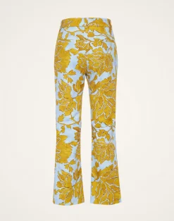 La DoubleJ Pantaloni E Shorts<24/7 PantsTangle Light Blue in Shot Cotton