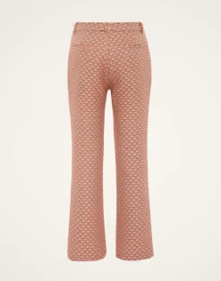 La DoubleJ Pantaloni E Shorts<24/7 PantsTulip Pale Pink in Jacquard