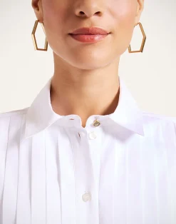La DoubleJ Camicie E Top<Peggy ShirtSolid White in Tailor Poplin