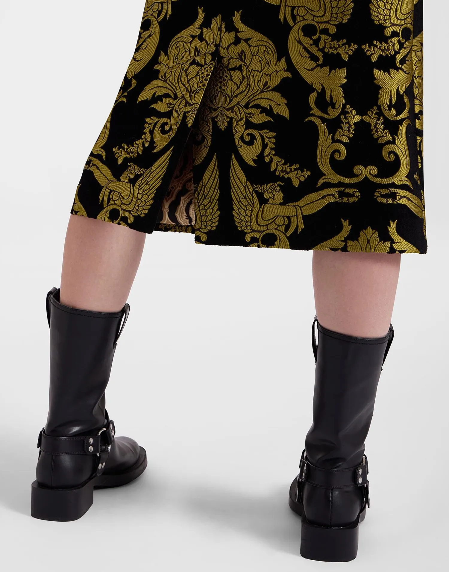 La DoubleJ Party Dressing<Pencil SkirtCherubs Black in Jacquard